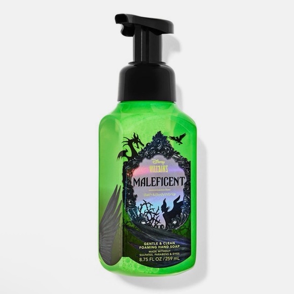BATH & BODY WORKS Disney Maleficent Foaming Hand Soap-Bundle of 2 SOLD OUT!! NEW - Picture 3 of 7